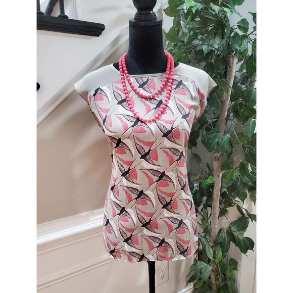 APT 9 Women's Gray 100% Polyester Round Neck Sleeveless Casual Top Blouse Large - Picture 11 of 11